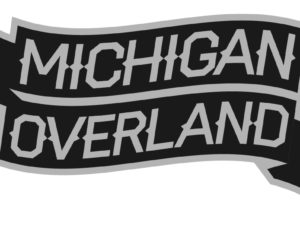 Michigan Overland grey banner logo