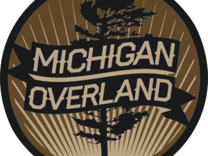 Michigan Overland brown round logo