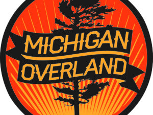 Michigan Overland orange round logo
