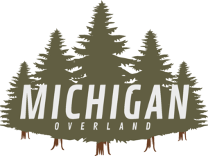 Michigan Overland trees only logo
