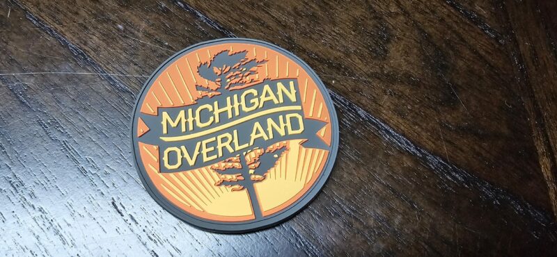 Orange Round Logo Patch